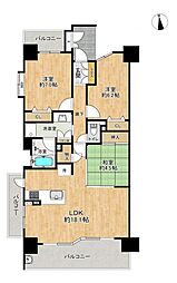 間取図画像 3LDK