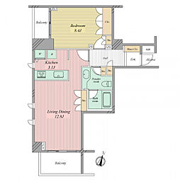 間取図画像 1LDK