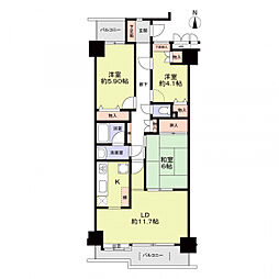間取図画像 3LDK