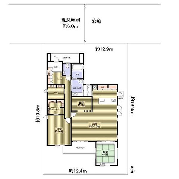 間取りを拡大表示