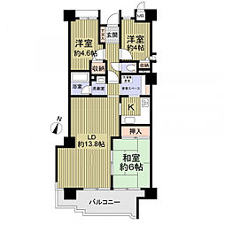 間取図画像 3LDK