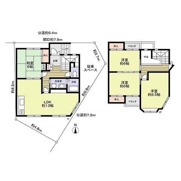 間取りを拡大表示