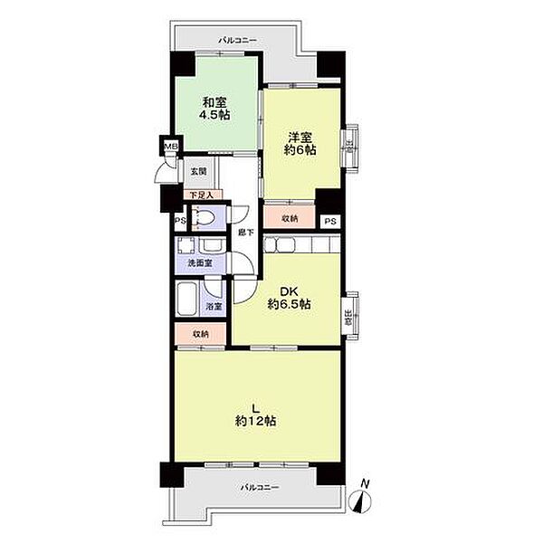 間取りを拡大表示