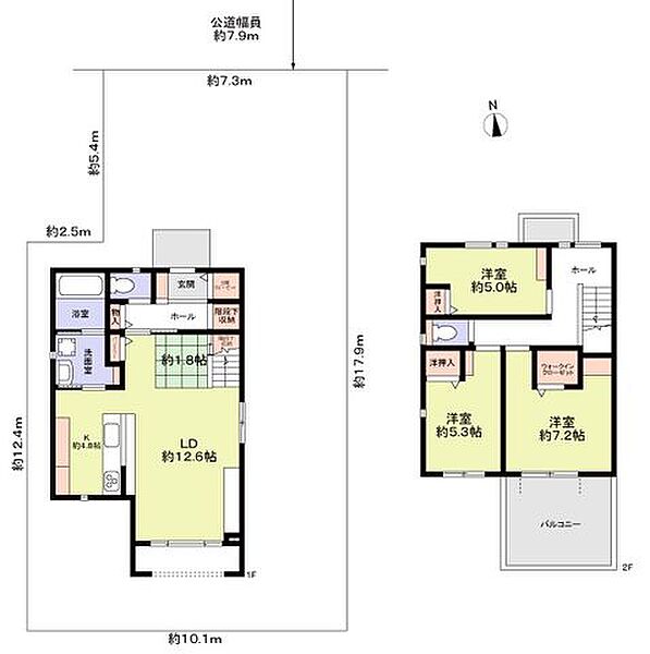 間取りを拡大表示