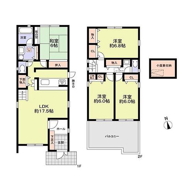 間取りを拡大表示