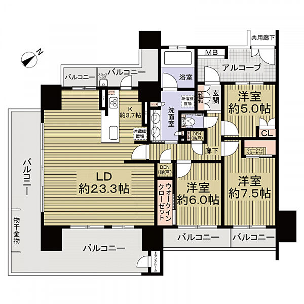 間取りを拡大表示