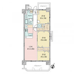 間取図画像 3LDK