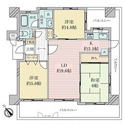 間取図画像 3LDK
