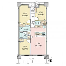 間取図画像 3LDK