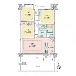間取図画像 3LDK