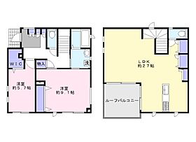 新堀2-23-14貸家  ｜ 埼玉県新座市新堀2丁目（賃貸一戸建2LDK・2階・97.28㎡） その2