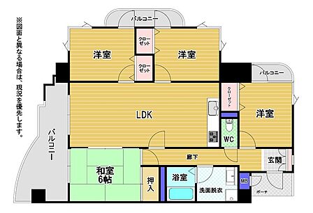 4LDK 間取り