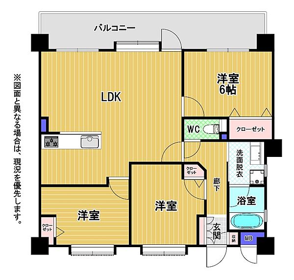間取りを拡大表示