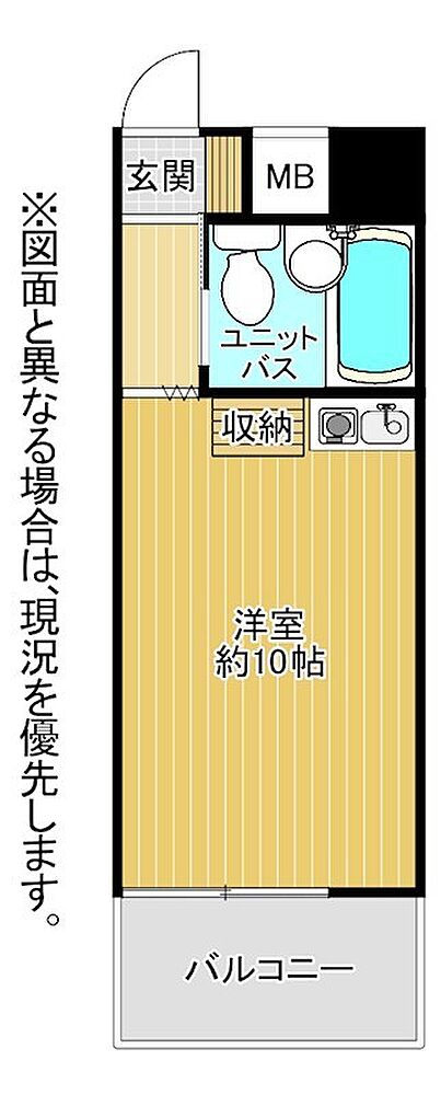 1R 間取り