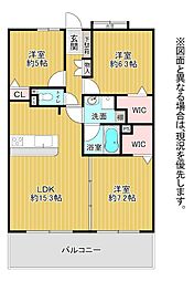 アプローズ戸畑駅 3LDKの間取図画像