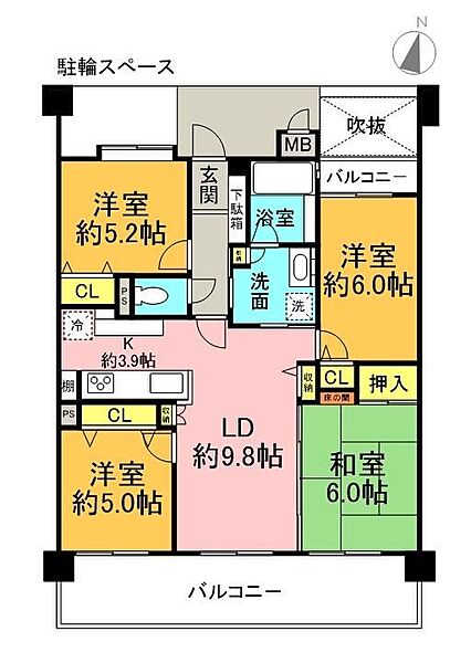間取りを拡大表示