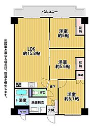間取図画像 3LDK