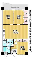 間取図画像 3LDK