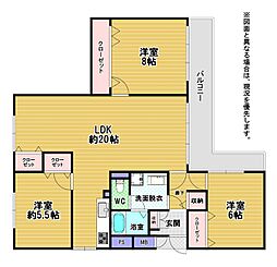 間取図画像 3LDK