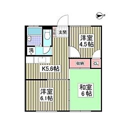 下佐野第2コーポ 1階/104