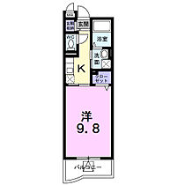 山梨県中央市下河東3050-5（賃貸マンション1K・2階・30.66㎡） その2