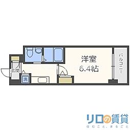 エスリード江坂江の木町 1Kの間取図画像