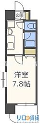 シャインビュー新大阪 1Kの間取図画像