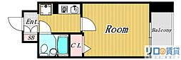 エスリード新大阪第7 1Kの間取図画像