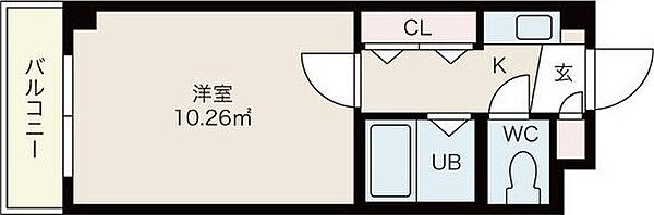 メゾンイシケン 203｜大阪府大阪市東成区東小橋3丁目(賃貸マンション1K・2階・18.42㎡)の写真 その2