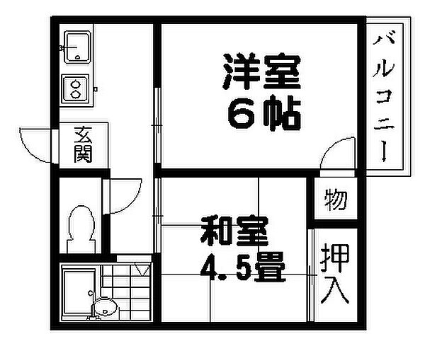 エクセルマンション桃谷 302｜大阪府大阪市生野区桃谷5丁目(賃貸マンション2K・3階・34.00㎡)の写真 その2