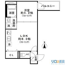 Ｃｌａｉｒ（クレール） 303 ｜ 大阪府大阪市東淀川区柴島2丁目（賃貸アパート1LDK・3階・29.48㎡） その2