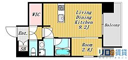 エル・セレーノ新大阪北 1LDKの間取図画像