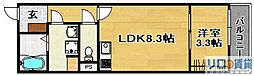 リブレメゾン淡路I 1階1LDKの間取り