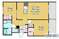 物件の間取り