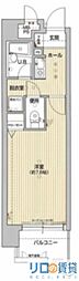 プレサンス新大阪 1Kの間取図画像