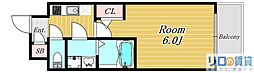 エスリード新大阪グランゲートSOUTH 1Kの間取図画像