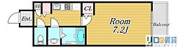 アドバンス新大阪CityLife 1Kの間取図画像