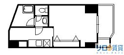 新大阪第一ダイヤモンドマンション 1Kの間取図画像