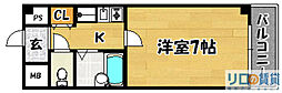 シティーアーク東淀川 1Kの間取図画像