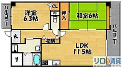 物件の間取り