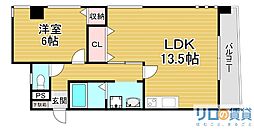サンピアふじ 1LDKの間取図画像