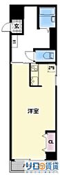 新大阪エクセルハイツ ワンルームの間取図画像