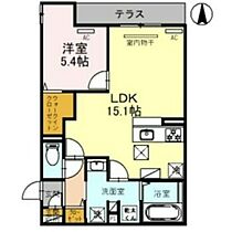 Clashist平野西North 101 ｜ 大阪府大阪市平野区平野西6丁目（賃貸アパート1LDK・1階・50.41㎡） その2