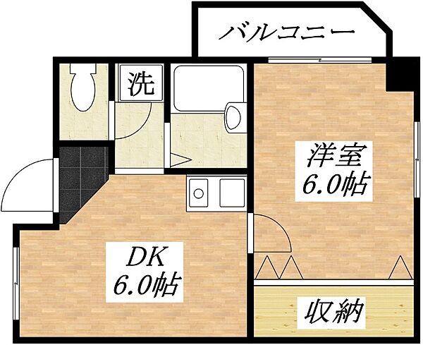 Ｒ-レジデンス平野（旧ＯＫハイツ加美1号館） 501｜大阪府大阪市平野区加美鞍作1丁目(賃貸マンション1DK・5階・28.35㎡)の写真 その2