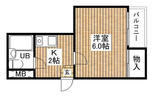 サンコーハイツ 406｜大阪府大阪市平野区加美西2丁目(賃貸マンション1K・4階・18.00㎡)の写真 その2