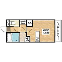 ウエストランドK 303 ｜ 大阪府大阪市平野区加美北9丁目（賃貸マンション1R・3階・26.30㎡） その2