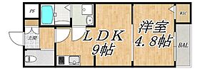 アフィット西今川 302 ｜ 大阪府大阪市東住吉区西今川1丁目（賃貸アパート1LDK・3階・30.46㎡） その2