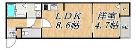 アフィット西今川 303 ｜ 大阪府大阪市東住吉区西今川1丁目（賃貸アパート1LDK・3階・32.65㎡） その2