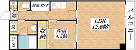 グランピアミューズ 103 ｜ 大阪府大阪市東住吉区駒川1丁目（賃貸マンション1LDK・1階・47.04㎡） その2