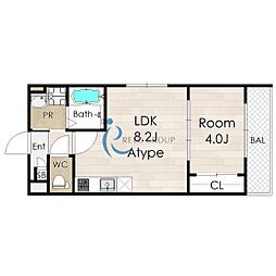間取図画像 1LDK
